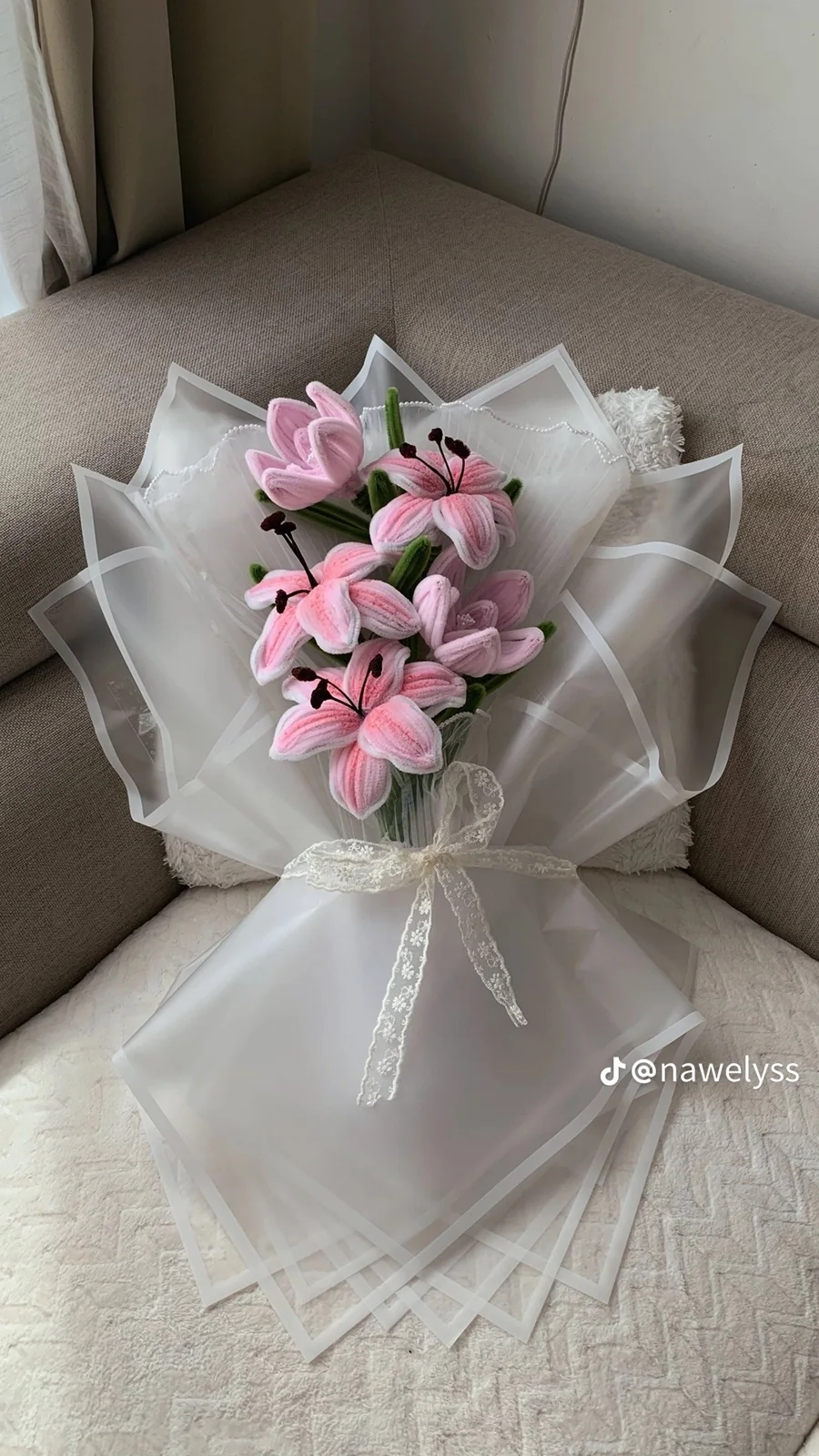 bouquet lys roses